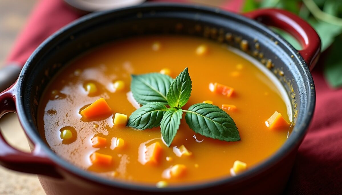 Recette traditionnelle et facile de la soupe au potiron de grand-mère