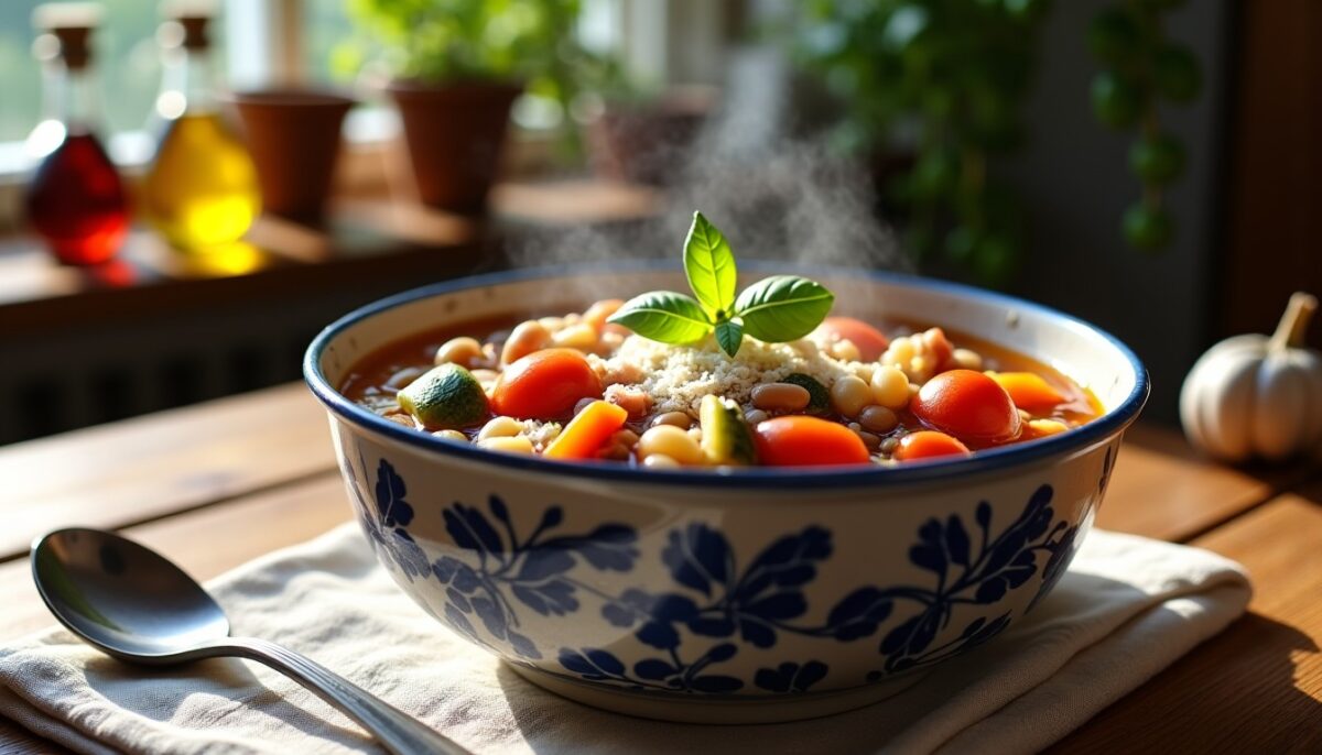 Minestrone express : la recette saine et savoureuse de la soupe italienne traditionnelle