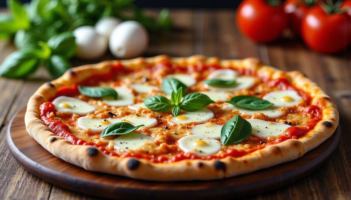Pizza mozzarella : guide simple et ingrédients incontournables pour une recette savoureuse Pizza mozzarella : guide simple et ingrédients incontournables pour une recette savoureuse